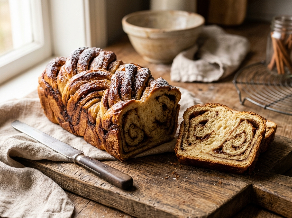 Cinnamon Swirl Brioche Babka