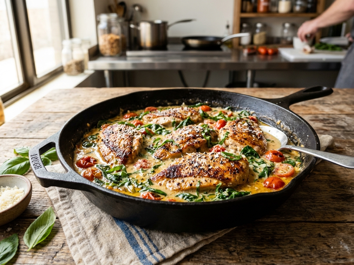 Creamy Tuscan Garlic Chicken